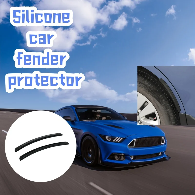 2Pcs Universal Silicone Car Wheel Arch Protector Mud Flap Eyebrow Vent Cover Exterior Accessories For Most Vehicles
2Pcs Universal Silicone Car Wheel Arch Protector Mud Flap Eyebrow Vent Cover Exterior Accessories For Most Vehicles