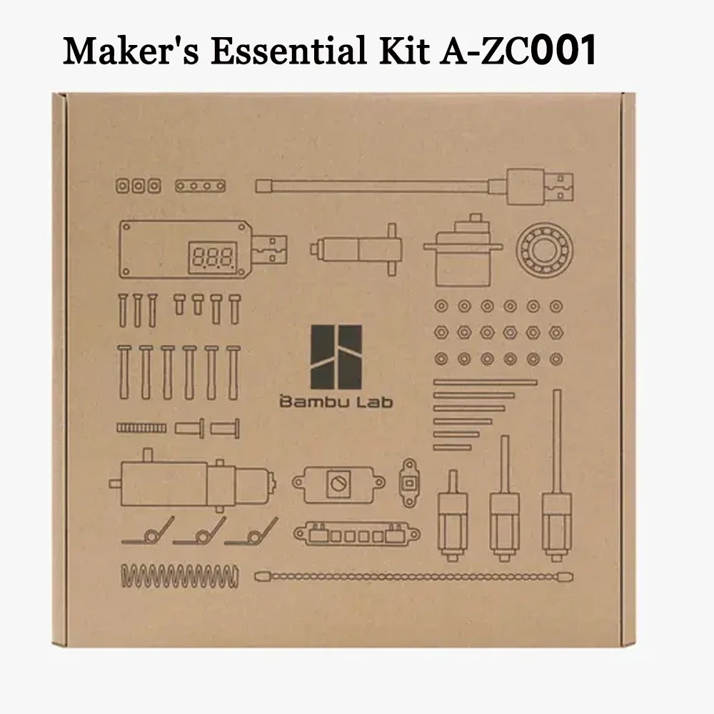 For bambu lab Maker's Essential Kit A-ZC001 DIY Model Bambu Lab 3D printing DIY Creative Model 3D Printer Parts
For bambu lab Maker's Essential Kit A-ZC001 DIY Model Bambu Lab 3D printing DIY Creative Model 3D Printer Parts