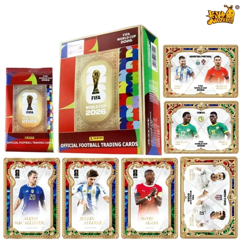 KAYOU Panini Official FIFA World Cup 2026 Football Collectible Trading Cards Sports Star Blind Box Hobby Collection Cards
KAYOU Panini Official FIFA World Cup 2026 Football Collectible Trading Cards Sports Star Blind Box Hobby Collection Cards