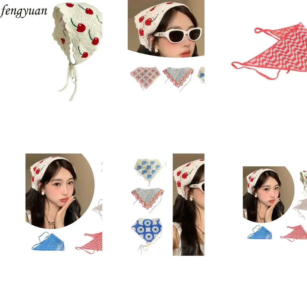 B2QE Elegant Crochet Hair Bandana for Women Flower Knit Hair Scarf Soft Fabric Headwear Perfect Accessory for Any Hairstyle
B2QE Elegant Crochet Hair Bandana for Women Flower Knit Hair Scarf Soft Fabric Headwear Perfect Accessory for Any Hairstyle