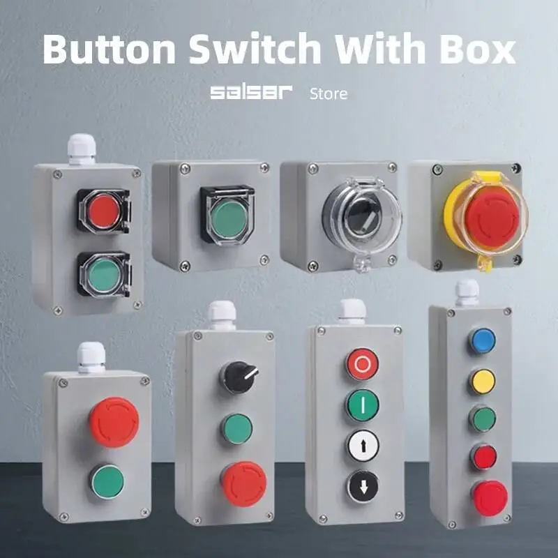 Push Button Switch Explosion-proof Control Cast Aluminum Box Junction Waterproof Enclosure Emergency Start Stop
Push Button Switch Explosion-proof Control Cast Aluminum Box Junction Waterproof Enclosure Emergency Start Stop