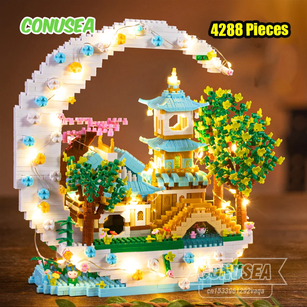 4288pieces Micro Building Blocks Led Guanghan Fairy Palace Building Brick Toy for Kids Boys Girls Birthday Gift Assembly Toys
4288pieces Micro Building Blocks Led Guanghan Fairy Palace Building Brick Toy for Kids Boys Girls Birthday Gift Assembly Toys