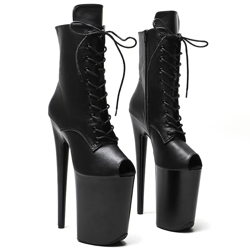 Leecabe 23CM/9inches Matte PU Upper Small Open Toe boots Pole dance shoes High Heels stripper heel Pole Dance boot
Leecabe 23CM/9inches Matte PU Upper Small Open Toe boots Pole dance shoes High Heels stripper heel Pole Dance boot
