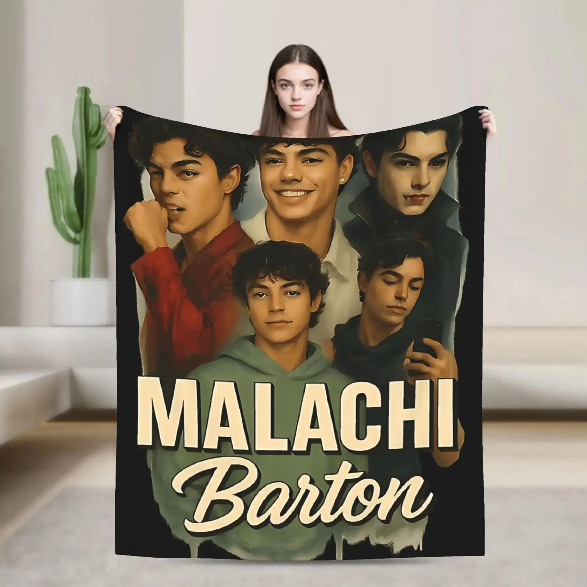 Плед Malachi Barton Actor Tour: Теплое, мягкое, фланелевое покрывало для спальни, для путешествий на самолете, на заказ, высокого качества
Плед Malachi Barton Actor Tour: Теплое, мягкое, фланелевое покрывало для спальни, для путешествий на самолете, на заказ, высокого качества