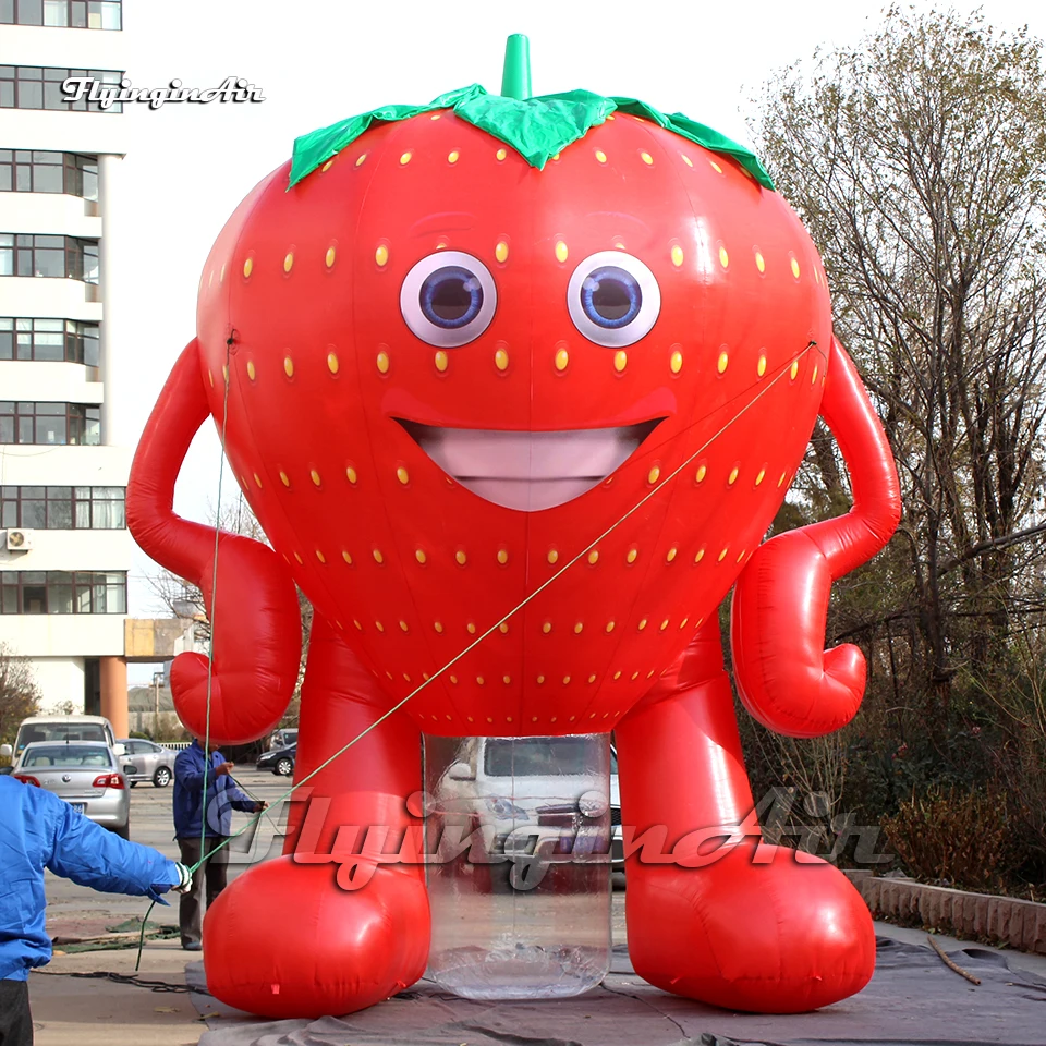 3m/5m Cute Red Giant Inflatable Strawberry Man Cartoon Advertising Balloon For Outdoor Event
3m/5m Cute Red Giant Inflatable Strawberry Man Cartoon Advertising Balloon For Outdoor Event