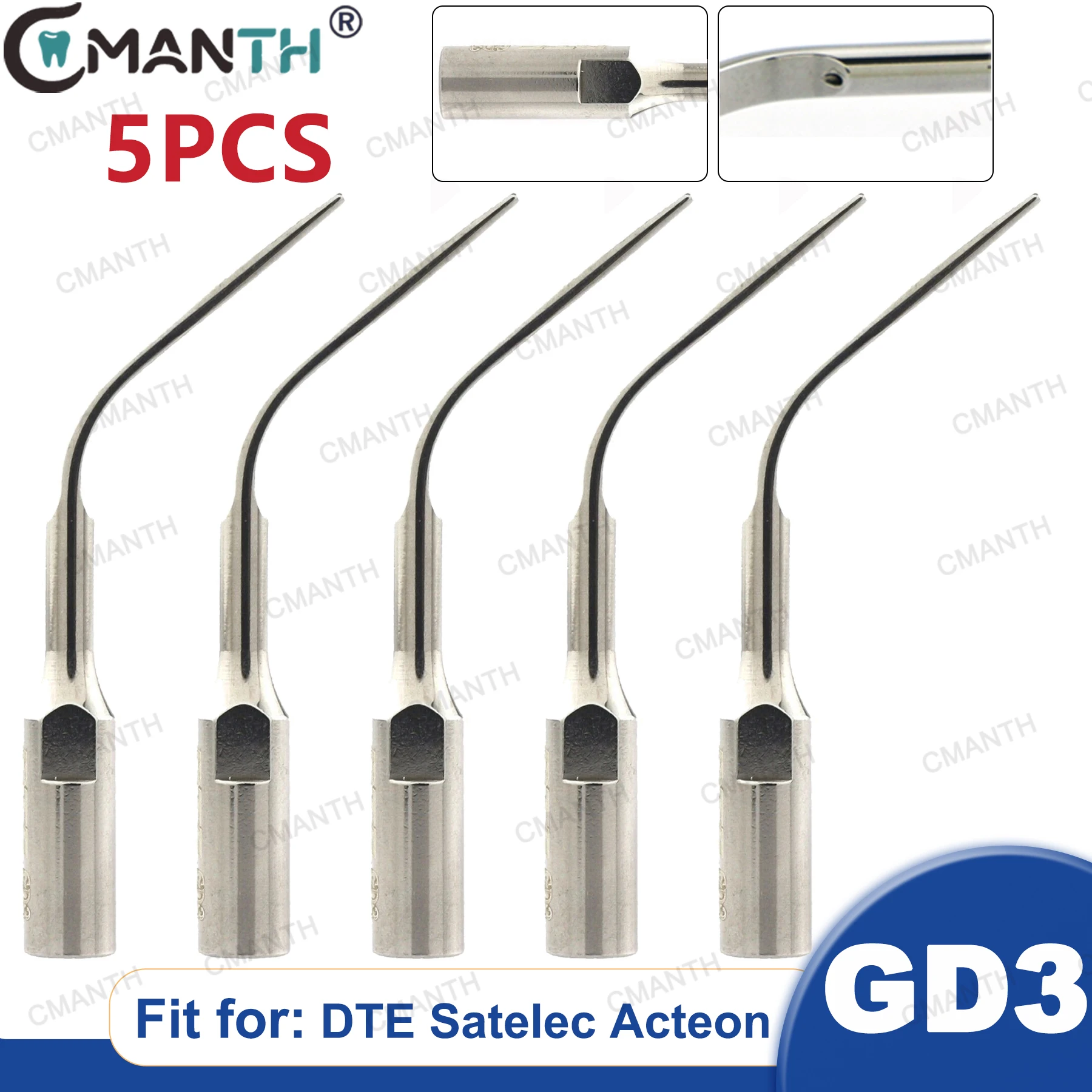 GD3 Dental Ultrasonic Scaler Tips Scaling Tips Fit for DTE NSK Satelec Acteon Ultrasonic Scalers Handpiece Tooth Whitening Tools
GD3 Dental Ultrasonic Scaler Tips Scaling Tips Fit for DTE NSK Satelec Acteon Ultrasonic Scalers Handpiece Tooth Whitening Tools