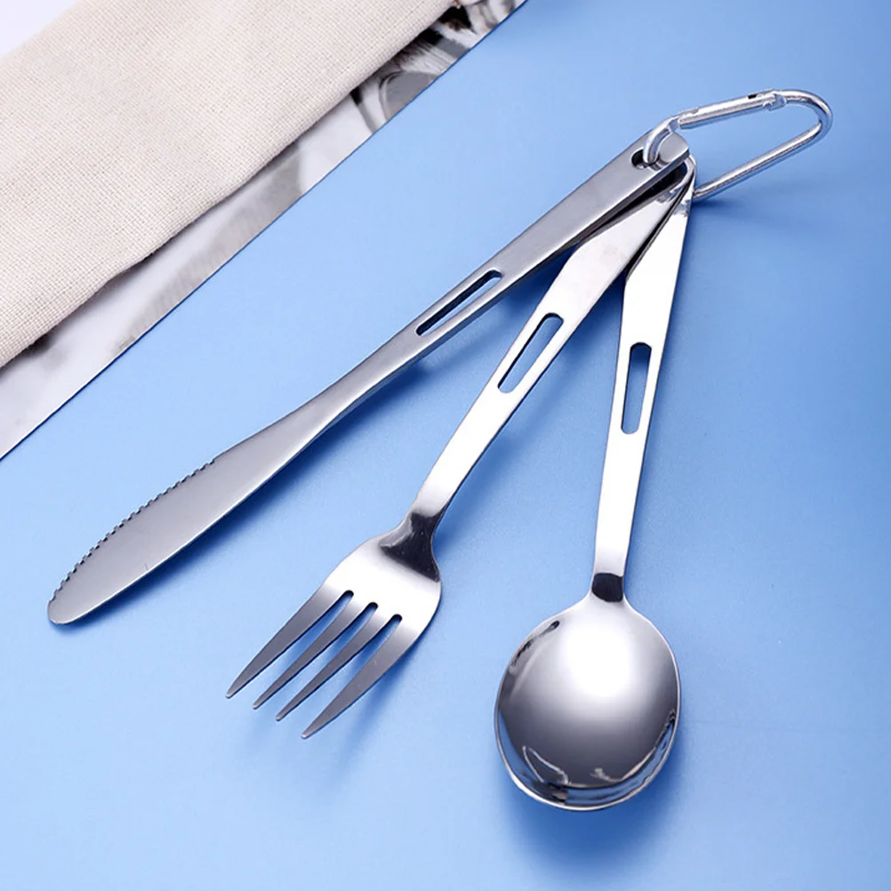 1Set Stainless Steel Portable Camping Cutlery Tableware Set Outdoor Hiking Picnic Travel Flatware Fork Spoon Camping Cutlery Set
1Set Stainless Steel Portable Camping Cutlery Tableware Set Outdoor Hiking Picnic Travel Flatware Fork Spoon Camping Cutlery Set