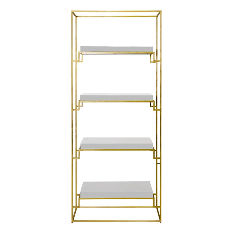 American stainless steel high-gloss wood board 5-layer bookshelf decorative shelf
American stainless steel high-gloss wood board 5-layer bookshelf decorative shelf