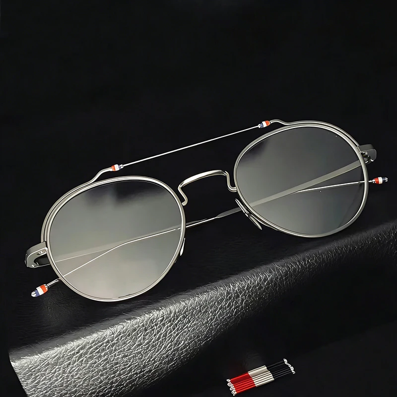 Бренд Нью-Йорк TB910, круглая оправа для очков, оправа для очков с двойным лучом, модная оправа для очков ручной работы для мужчин и женщин в стиле ретро
Бренд Нью-Йорк TB910, круглая оправа для очков, оправа для очков с двойным лучом, модная оправа для очков ручной работы для мужчин и женщин в стиле ретро