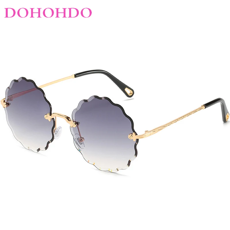 DOHOHDO Oversized Rimless Flower Round Sunglasses Women Trendy Ocean Lenses Men's Sun Glasses Shades UV400 Eyewear Shades Gafas
DOHOHDO Oversized Rimless Flower Round Sunglasses Women Trendy Ocean Lenses Men's Sun Glasses Shades UV400 Eyewear Shades Gafas