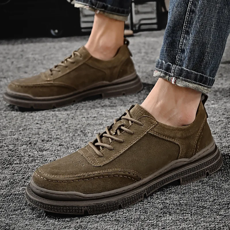 Shoes Men's Soft Sole Business English Style Casual Leather Shoes Winter New Fashion Retro Casual Men's Shoes Low Top Size 46
Shoes Men's Soft Sole Business English Style Casual Leather Shoes Winter New Fashion Retro Casual Men's Shoes Low Top Size 46