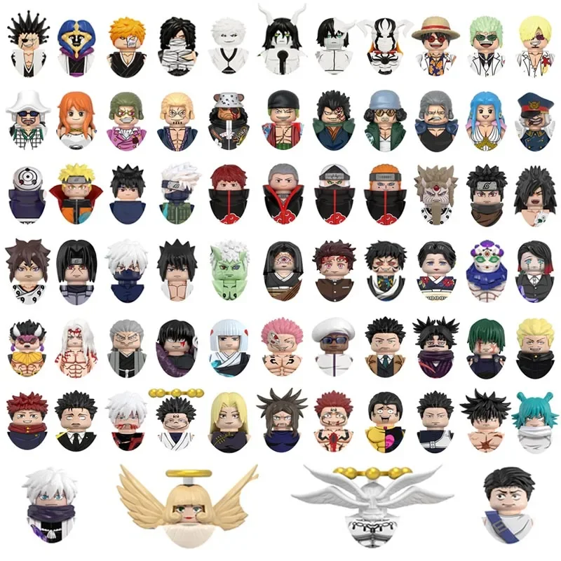 Uzumaki naruto Hatake Kakashi Kurosaki Ichigo Fushiguro Toji Monkey D Luffy Roronoa Zoro Sanji Building block boy birthday toy
Uzumaki naruto Hatake Kakashi Kurosaki Ichigo Fushiguro Toji Monkey D Luffy Roronoa Zoro Sanji Building block boy birthday toy