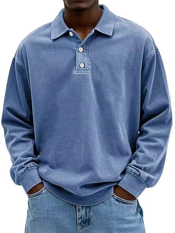 Casual Men's Shirt Long Sleeve Button up Collar Loose Fit Pure Color Versatile Style Comfortable Polyester Casual Wear
Casual Men's Shirt Long Sleeve Button up Collar Loose Fit Pure Color Versatile Style Comfortable Polyester Casual Wear