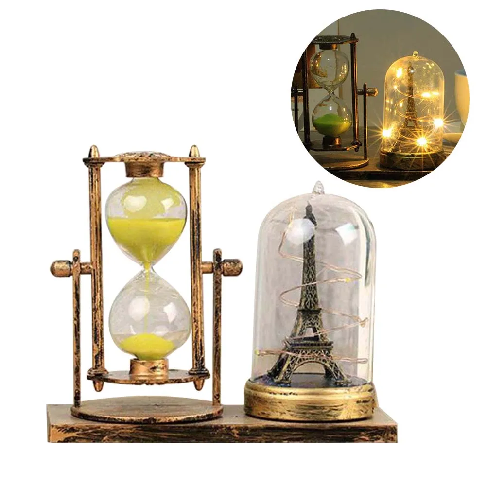 Iron Tower Hourglass Decoration European Style Sand Timer Home Office Bedroom Kids Room Party Gift Retro Ornament
Iron Tower Hourglass Decoration European Style Sand Timer Home Office Bedroom Kids Room Party Gift Retro Ornament