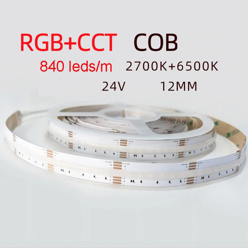 24v LED COB RGB CCT Strip LED RGB+2700k+6500k RGB+ Warm White +White Dimmable Color Temperature Adjustable Atmosphere Tape KTV
24v LED COB RGB CCT Strip LED RGB+2700k+6500k RGB+ Warm White +White Dimmable Color Temperature Adjustable Atmosphere Tape KTV