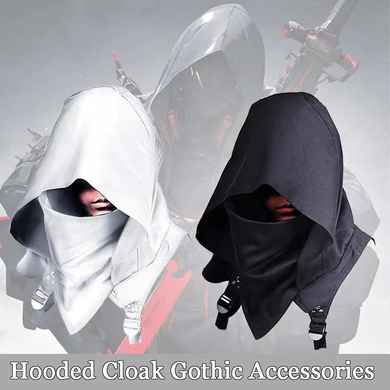 2026 New Men's Medieval Vintage Pirate Cosplay Hooded Cloak Black White Cyberpunk Cowl Hood Scarf Halloween Party Costume Prop
2026 New Men's Medieval Vintage Pirate Cosplay Hooded Cloak Black White Cyberpunk Cowl Hood Scarf Halloween Party Costume Prop