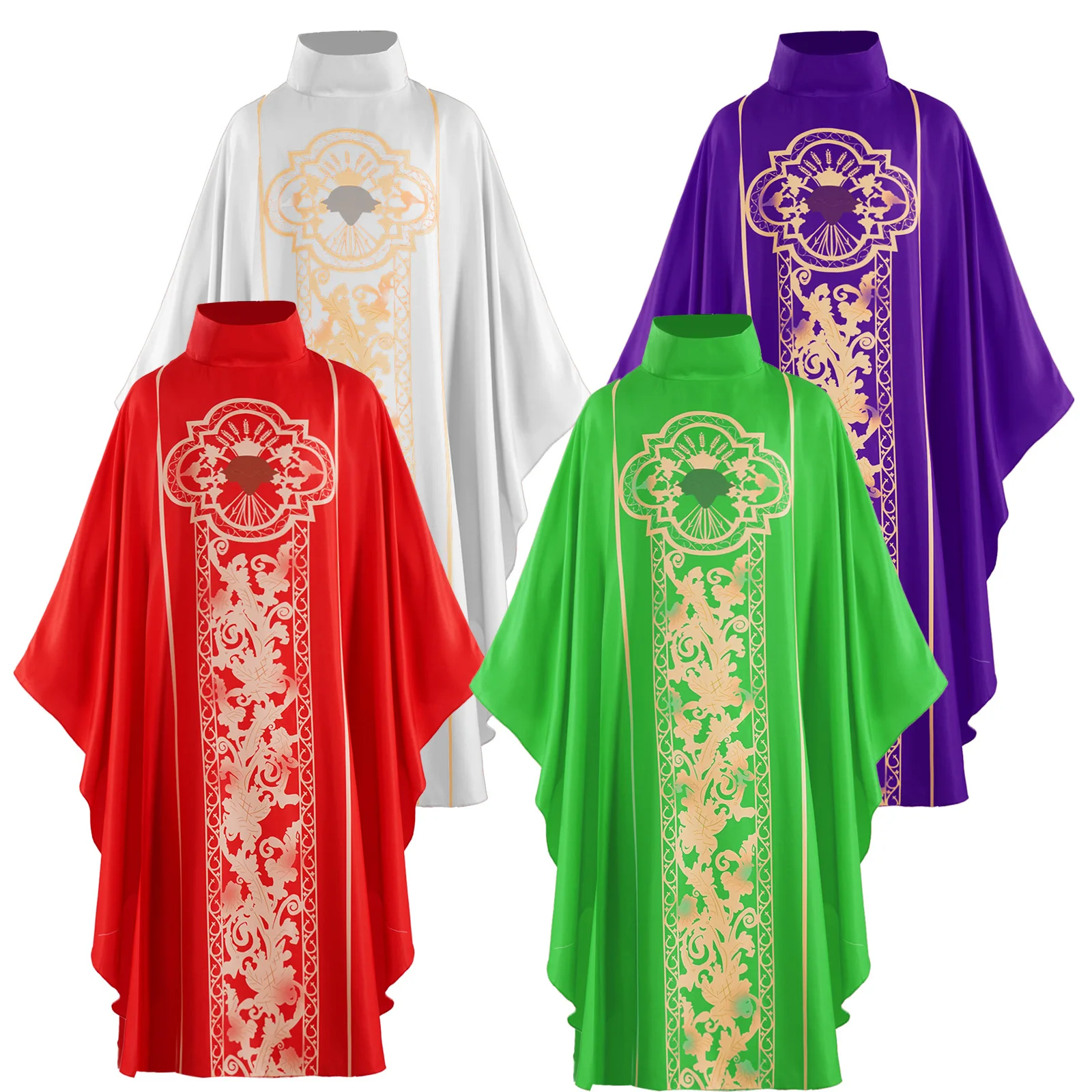 Medieval Muslim Printed Robe Costume Halloween Cosplay Roleplay Historical Reenactment Outfit Unisex Adult Flowing Garb
Medieval Muslim Printed Robe Costume Halloween Cosplay Roleplay Historical Reenactment Outfit Unisex Adult Flowing Garb