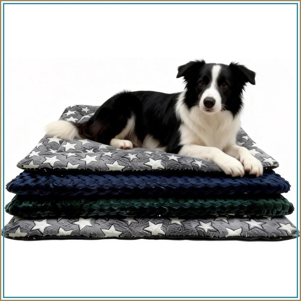 4 Piece Washable Dog Bed Mat with Anti-Slip Bottom, Deluxe Plush Memory Foam Crate Pad, Waterproof Outdoor Kennel Mat for Dogs & Cats, Large Medium Small Puppy Size 30" x 20", M
4 Piece Washable Dog Bed Mat with Anti-Slip Bottom, Deluxe Plush Memory Foam Crate Pad, Waterproof Outdoor Kennel Mat for Dogs & Cats, Large Medium Small Puppy Size 30" x 20", M