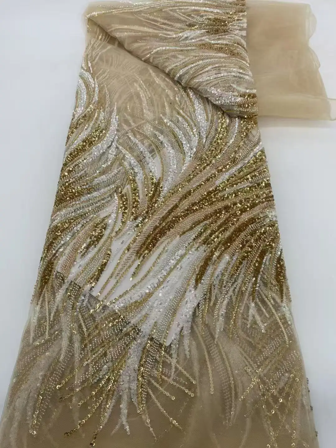 African Beaded Mesh Lace Fabric,For Sewing,Clothes,Sequin,Tulle,Wedding Dresses,Embroidery, Fabrics By The Meter,Crafts,5 Yards
African Beaded Mesh Lace Fabric,For Sewing,Clothes,Sequin,Tulle,Wedding Dresses,Embroidery, Fabrics By The Meter,Crafts,5 Yards