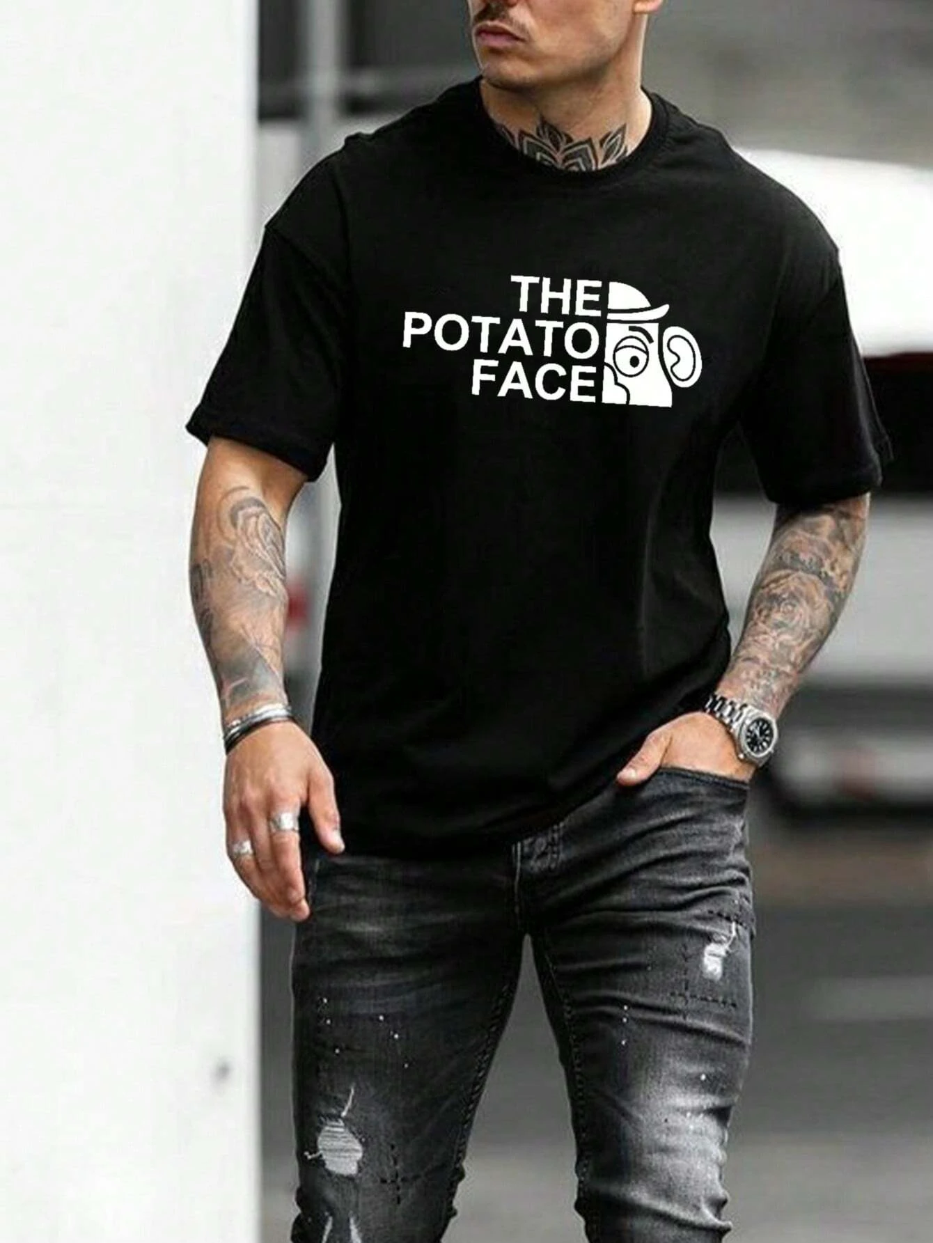 Men's cartoon print casual short-sleeved T-shirt, daily wear, cotton short-sleeved, machine washable, anti-fading, fast shipping
Men's cartoon print casual short-sleeved T-shirt, daily wear, cotton short-sleeved, machine washable, anti-fading, fast shipping