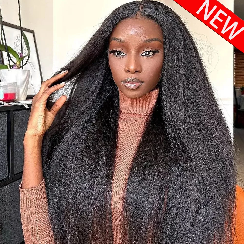 Kinky Straight Wear and Go Glueless Human Hair Wig Pre Plucked 13x6/360 HD Lace Frontal Wig 16-36 Inch 350/450 Density For Women
Kinky Straight Wear and Go Glueless Human Hair Wig Pre Plucked 13x6/360 HD Lace Frontal Wig 16-36 Inch 350/450 Density For Women