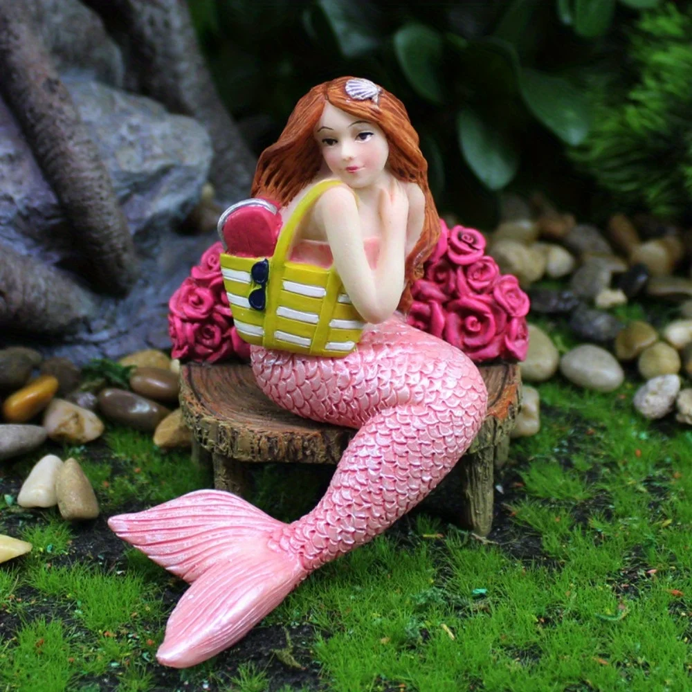 Pink Cute Mermaid New Resin Crafts Decoration Cute Creative Home Desktop Decoration
Pink Cute Mermaid New Resin Crafts Decoration Cute Creative Home Desktop Decoration