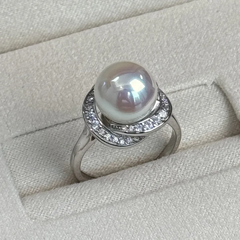 New 10-11mm Niche Temperament Floral Stamen Strong Light Pearl Ring with Adjustable Opening for Women
New 10-11mm Niche Temperament Floral Stamen Strong Light Pearl Ring with Adjustable Opening for Women