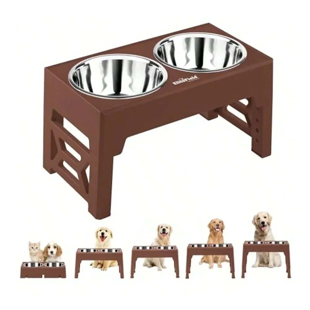 Dog Bowl Dog SuppliesDog Bowls 2Year Warranty Two 58 Oz Stainless Steel Food Bowls 5 Adjustable Raised Heights 4 9.5 10.5 11.5 1
Dog Bowl Dog SuppliesDog Bowls 2Year Warranty Two 58 Oz Stainless Steel Food Bowls 5 Adjustable Raised Heights 4 9.5 10.5 11.5 1