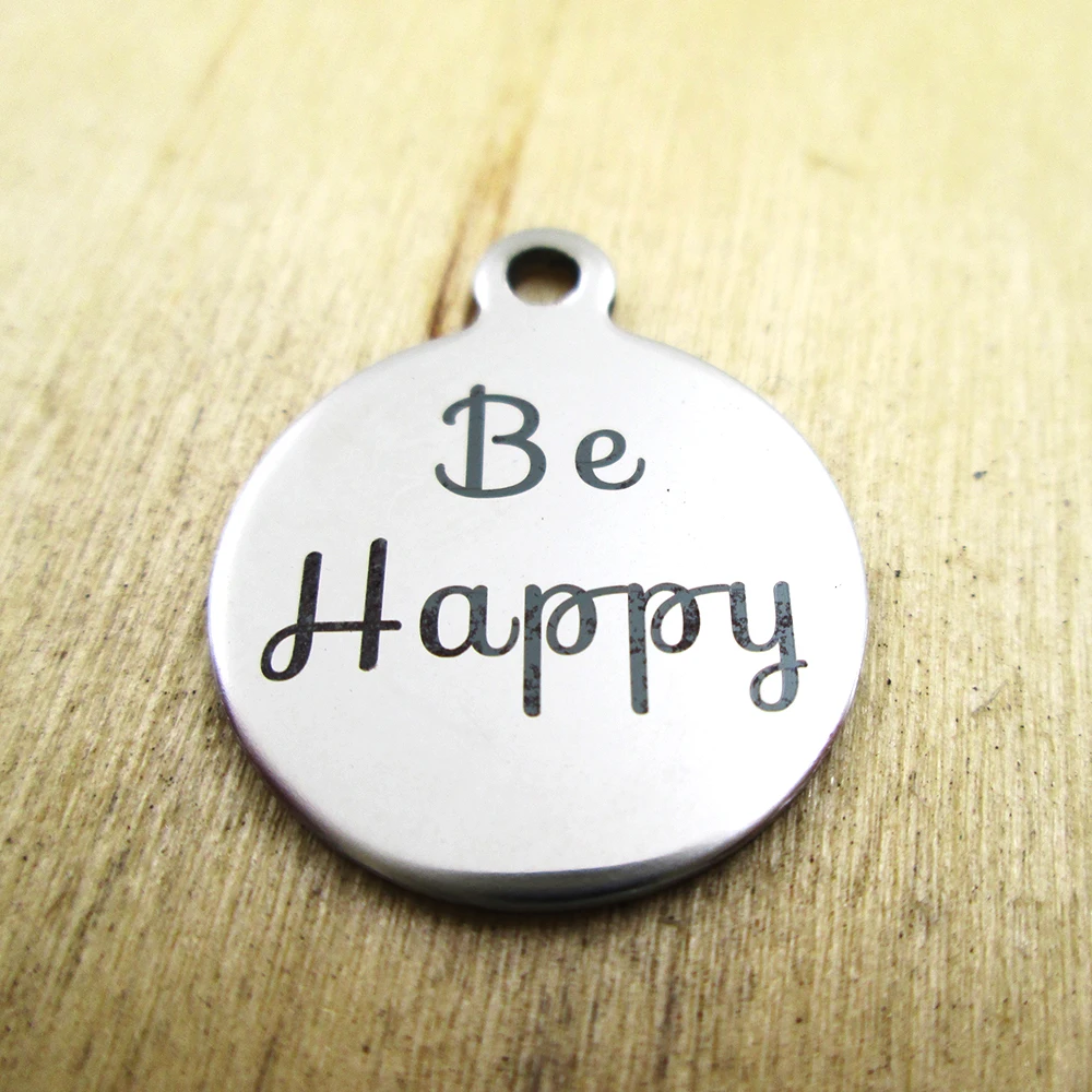 20 шт. - подвески из нержавеющей стали Be Happy - с лазерной гравировкой - по индивидуальному заказу - подвески-подвески «сделай сам»
20 шт. - подвески из нержавеющей стали Be Happy - с лазерной гравировкой - по индивидуальному заказу - подвески-подвески «сделай сам»