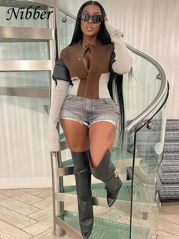 Nibber Patchwork Coats Women Contrast Color Autumn Classic Long Sleeve Zip-up Jackets Female Warm Trend Basic Casual Outwear
Nibber Patchwork Coats Women Contrast Color Autumn Classic Long Sleeve Zip-up Jackets Female Warm Trend Basic Casual Outwear