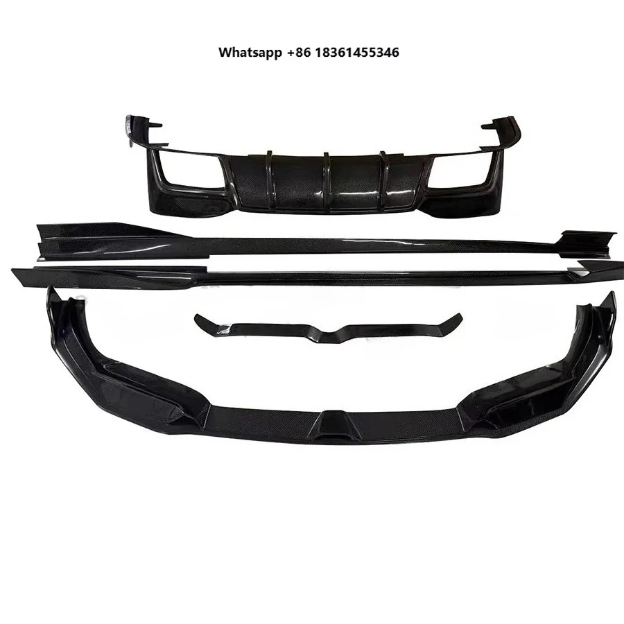 For 5 Series G30 F90 M5 LCI 2020-2023 Front Lip Rear Diffuser Spoiler Side Skirt Car Body Kit STLF AE Style Carbon Fiber Body
For 5 Series G30 F90 M5 LCI 2020-2023 Front Lip Rear Diffuser Spoiler Side Skirt Car Body Kit STLF AE Style Carbon Fiber Body