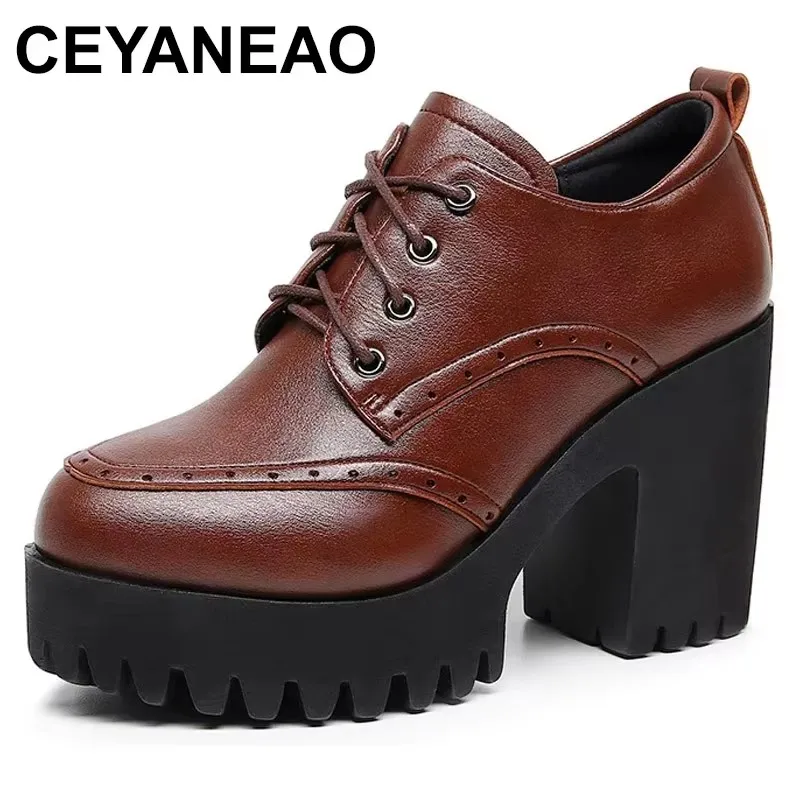 2025 British Deep mouth Brogues Shoes Women Oxfords Fall Winter Block High Heels Shoes Platform Pumps Office
2025 British Deep mouth Brogues Shoes Women Oxfords Fall Winter Block High Heels Shoes Platform Pumps Office