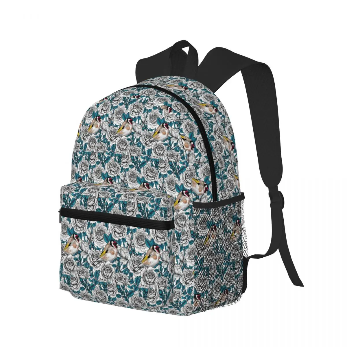 White Rose Flowers And Goldfinch Birds Student Backpack School Bag Hiking Travel Daypack for Boys Girls Bookbag Shoulder Bags
White Rose Flowers And Goldfinch Birds Student Backpack School Bag Hiking Travel Daypack for Boys Girls Bookbag Shoulder Bags