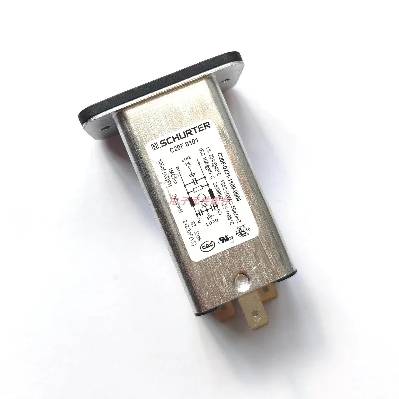 Модуль питания Schurter C20F.0101 с фильтром 20А/розетка C20
Модуль питания Schurter C20F.0101 с фильтром 20А/розетка C20