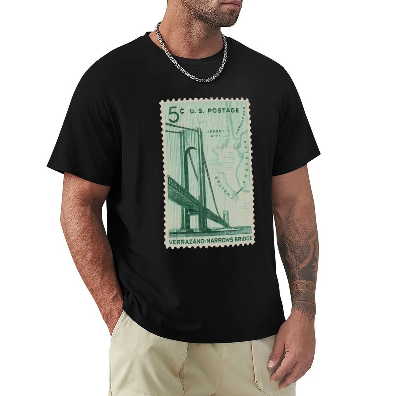 1964 5c Verrazano-Narrows Bridge T-Shirt Stretch Fabric Comfort T-Shirt
1964 5c Verrazano-Narrows Bridge T-Shirt Stretch Fabric Comfort T-Shirt