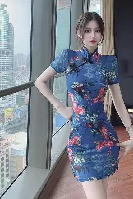 Stretch Mesh Cheongsam Set Women Slimming Floral Printed Modern Qipao Dress 3PC Elegant Coordinated Set Summer Runway Elevated
Stretch Mesh Cheongsam Set Women Slimming Floral Printed Modern Qipao Dress 3PC Elegant Coordinated Set Summer Runway Elevated