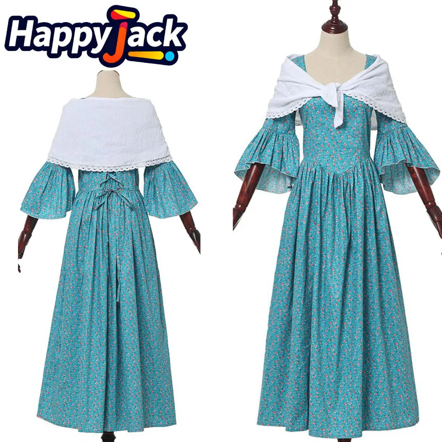 Prairie Cosplay Costume Stage Performance Adult Women Blue Floral Dress Hat Shawl Outfits Halloween Carnival Party Fantasia Suit
Prairie Cosplay Costume Stage Performance Adult Women Blue Floral Dress Hat Shawl Outfits Halloween Carnival Party Fantasia Suit