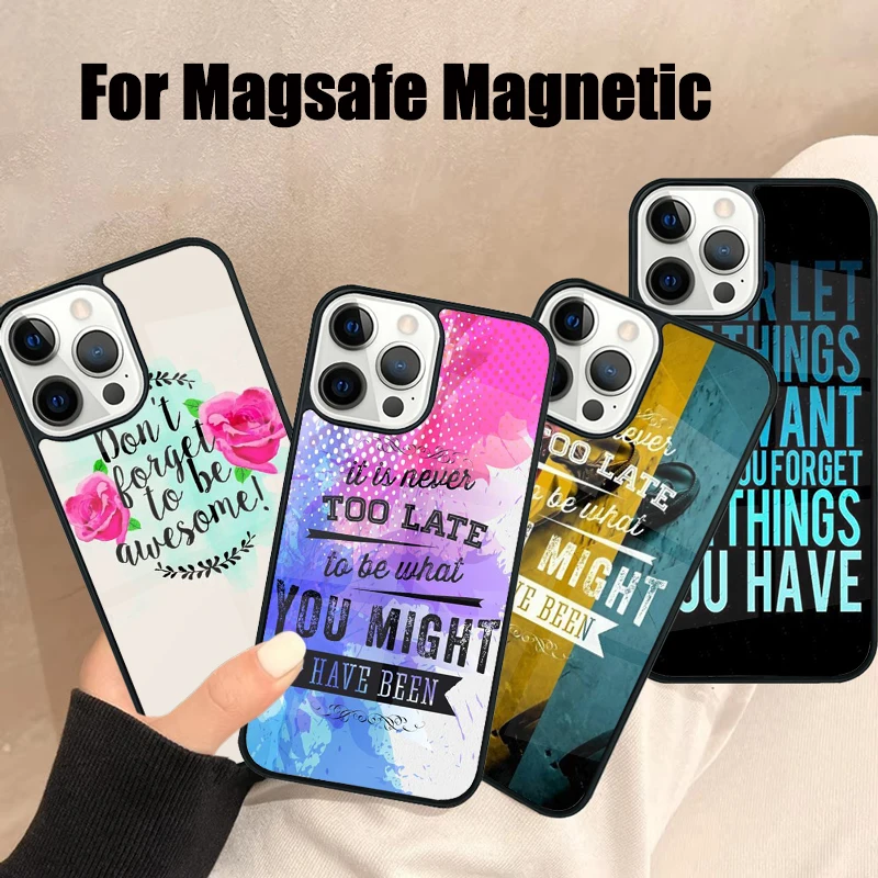 Никогда не забывайте, чтобы сделать жизнь Чехол для телефона Magsafe для iPhone 16, 15, 14, 13, 12, 11 Pro Max Plus, зеркальный беспроводной магнитный чехол
Никогда не забывайте, чтобы сделать жизнь Чехол для телефона Magsafe для iPhone 16, 15, 14, 13, 12, 11 Pro Max Plus, зеркальный беспроводной магнитный чехол