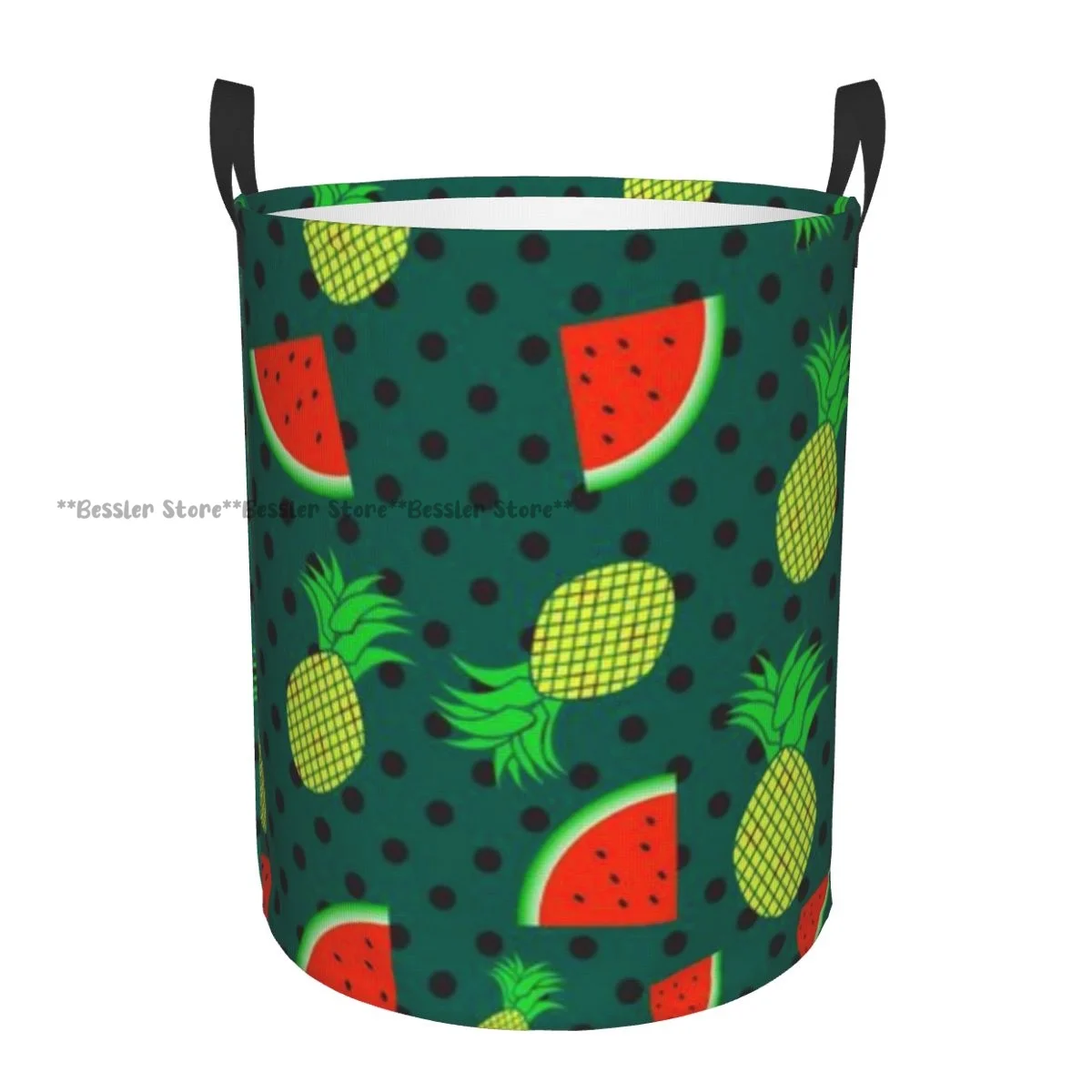 Pineapple And Watermelon Waterproof Storage Bag Household Dirty Laundry Basket Folding Clothes Organizer
Pineapple And Watermelon Waterproof Storage Bag Household Dirty Laundry Basket Folding Clothes Organizer