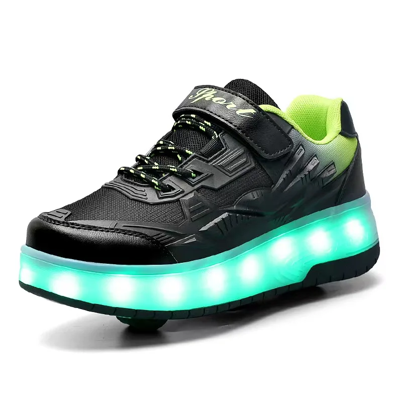 One-Click Retractable LED Light Heelys, Breathable Roller Shoes for Kids, Teens, Boys & Girls
One-Click Retractable LED Light Heelys, Breathable Roller Shoes for Kids, Teens, Boys & Girls