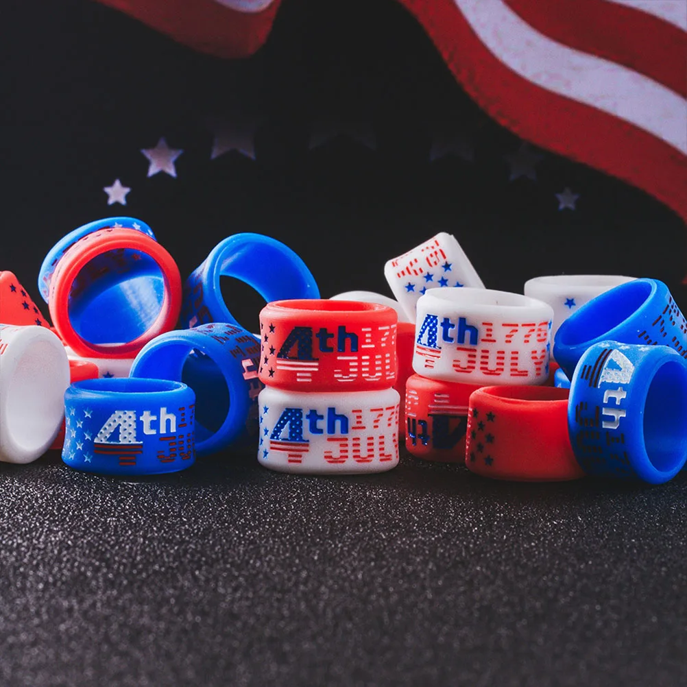 4 Pcs Silicone Ring American Independence Day Design Rings Gifts Party Christmas Size Flag
4 Pcs Silicone Ring American Independence Day Design Rings Gifts Party Christmas Size Flag