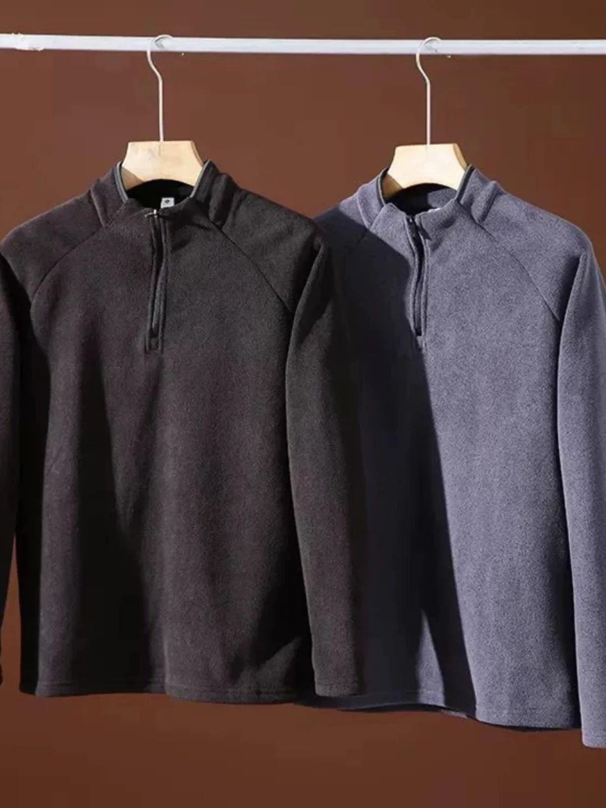 Double-Sided Fleece Self-Heating Warm Men's Sweatshirt Half Zipper Shoulder Insert Autumn Winter Fashion Stand Collar Hoodie
Double-Sided Fleece Self-Heating Warm Men's Sweatshirt Half Zipper Shoulder Insert Autumn Winter Fashion Stand Collar Hoodie