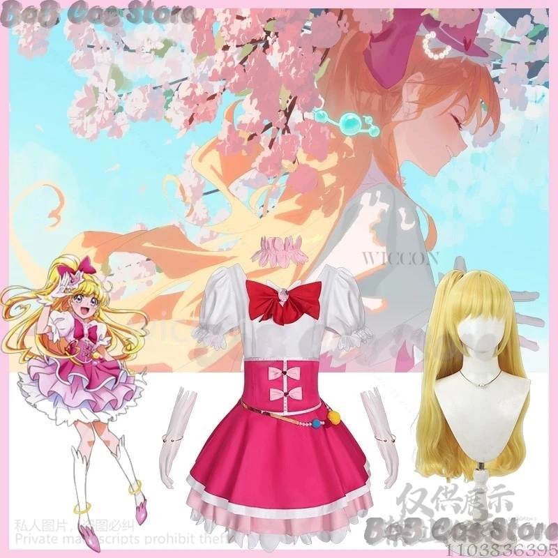Аниме Maho Girls Precure! Косплей Asahina Mirai Cure Miracle, одежда, милое милое платье-торт, розовый парик для девочек, карнавальный индивидуальный заказ
Аниме Maho Girls Precure! Косплей Asahina Mirai Cure Miracle, одежда, милое милое платье-торт, розовый парик для девочек, карнавальный индивидуальный заказ