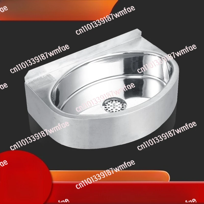 Wall-mounted 304 stainless steel washbasin, hotel dormitory bathroom small apartment oval washbasin L409
Wall-mounted 304 stainless steel washbasin, hotel dormitory bathroom small apartment oval washbasin L409