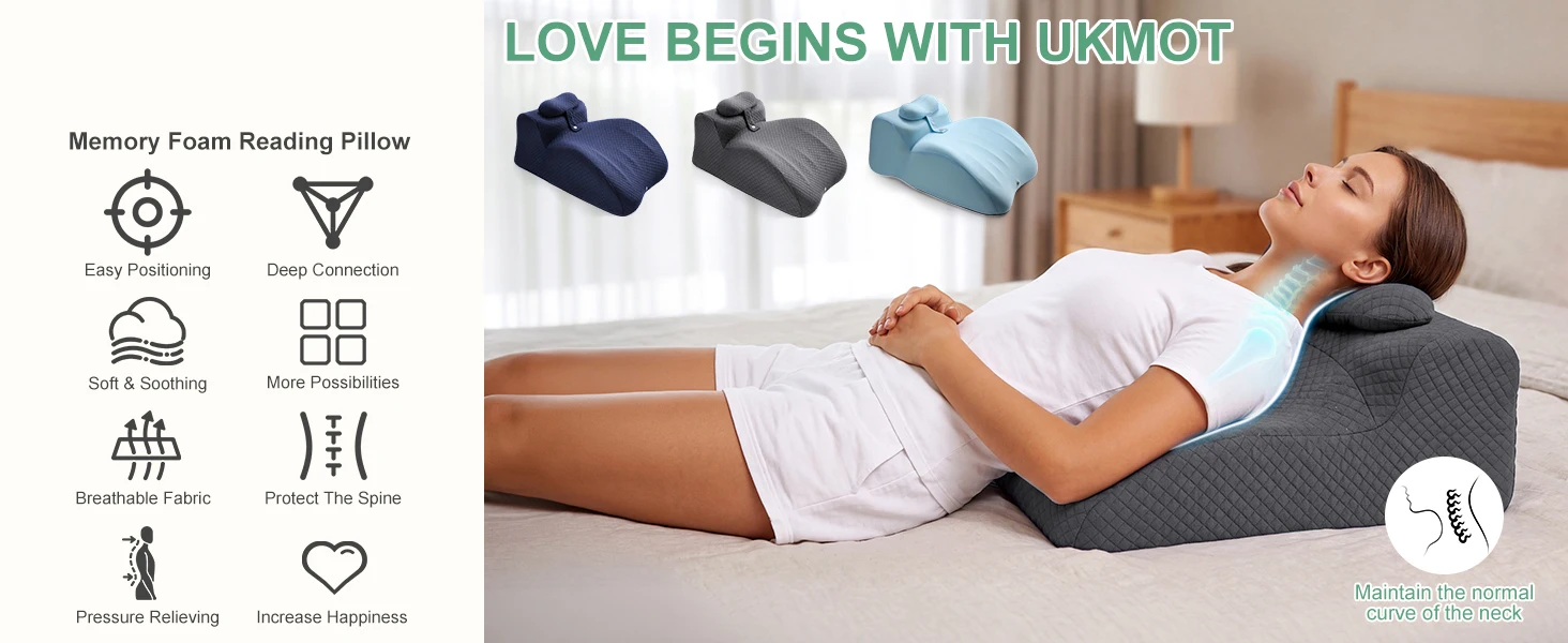 Pillow for Lying Down Perfect for Reading or Using A Phone While Lying Down Providing Comfortable Support for The Waist and Neck
Pillow for Lying Down Perfect for Reading or Using A Phone While Lying Down Providing Comfortable Support for The Waist and Neck
