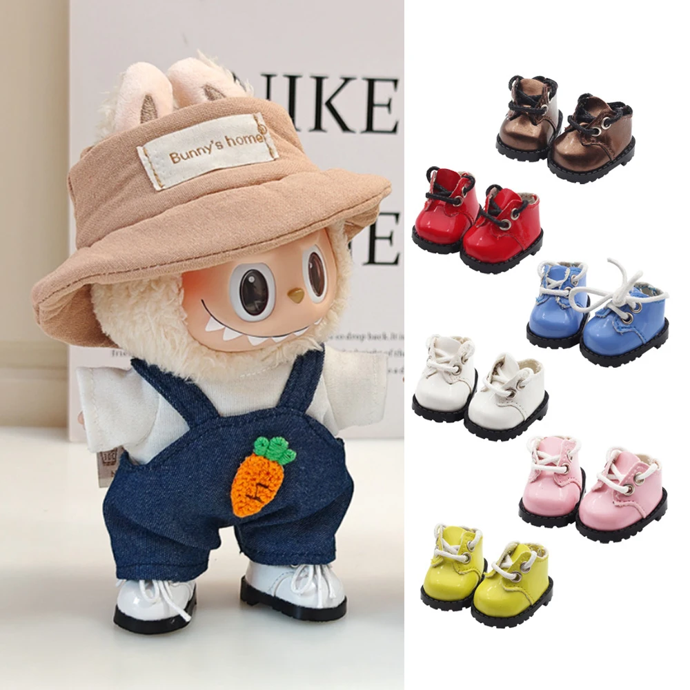 For Labubu Shoes (3.8*2.3cm) for 17cm Labubu Macaron and 10cm EXO /Cotton Doll Finger Shoes Doll Leather Shoes
For Labubu Shoes (3.8*2.3cm) for 17cm Labubu Macaron and 10cm EXO /Cotton Doll Finger Shoes Doll Leather Shoes