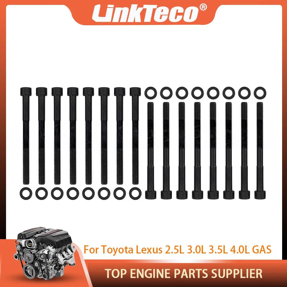 Engine Parts Cylinder Head bolts Kit For Lexus GS350 ES350 IS350 Toyota 4Runner Tacoma 2.5L 3.0L 3.5L 4.0L V6 GAS 03-20 ES72249
Engine Parts Cylinder Head bolts Kit For Lexus GS350 ES350 IS350 Toyota 4Runner Tacoma 2.5L 3.0L 3.5L 4.0L V6 GAS 03-20 ES72249