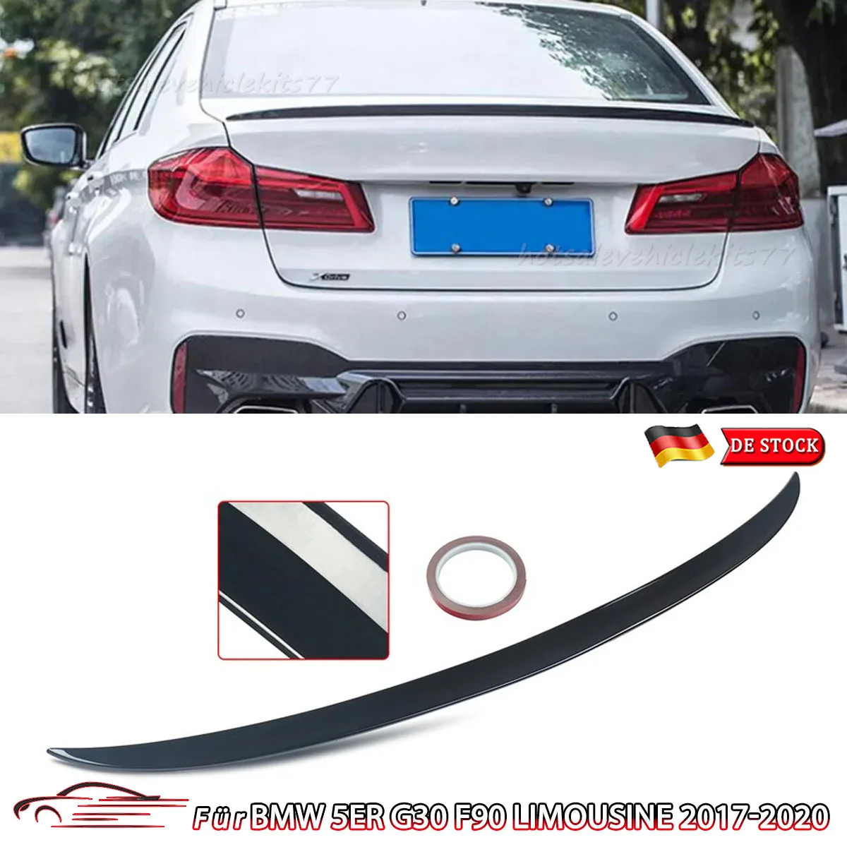 Wing Replacement For BMW G30 5 series 530i 540i 530e 2017 2018 2019 2020-2023 Glossy Black M5 Style Rear Trunk Spoiler Wing Lip
Wing Replacement For BMW G30 5 series 530i 540i 530e 2017 2018 2019 2020-2023 Glossy Black M5 Style Rear Trunk Spoiler Wing Lip