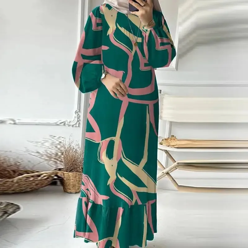 Printing Islamic Abaya Dress Dubai Wholesale Women Long Sleeved Abaya Robe Abaya Women Muslim Dress Turkey
Printing Islamic Abaya Dress Dubai Wholesale Women Long Sleeved Abaya Robe Abaya Women Muslim Dress Turkey