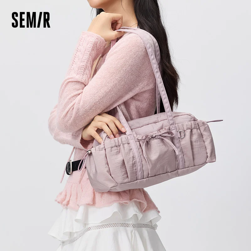 Semir Women Shoulder Bag Lightweight Cylinder Shape Bow Detail Underarm Urban Casual Daily Carry Bag Daily Wear 2026
Semir Women Shoulder Bag Lightweight Cylinder Shape Bow Detail Underarm Urban Casual Daily Carry Bag Daily Wear 2026